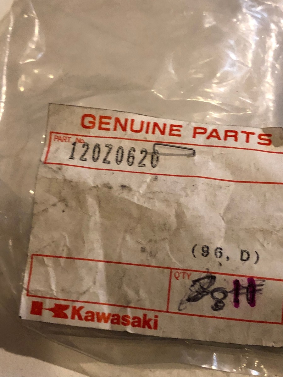 NOS OEM Genuine Kawasaki Motorcycle Socket Bolt 6x20 P/N 120Z0620