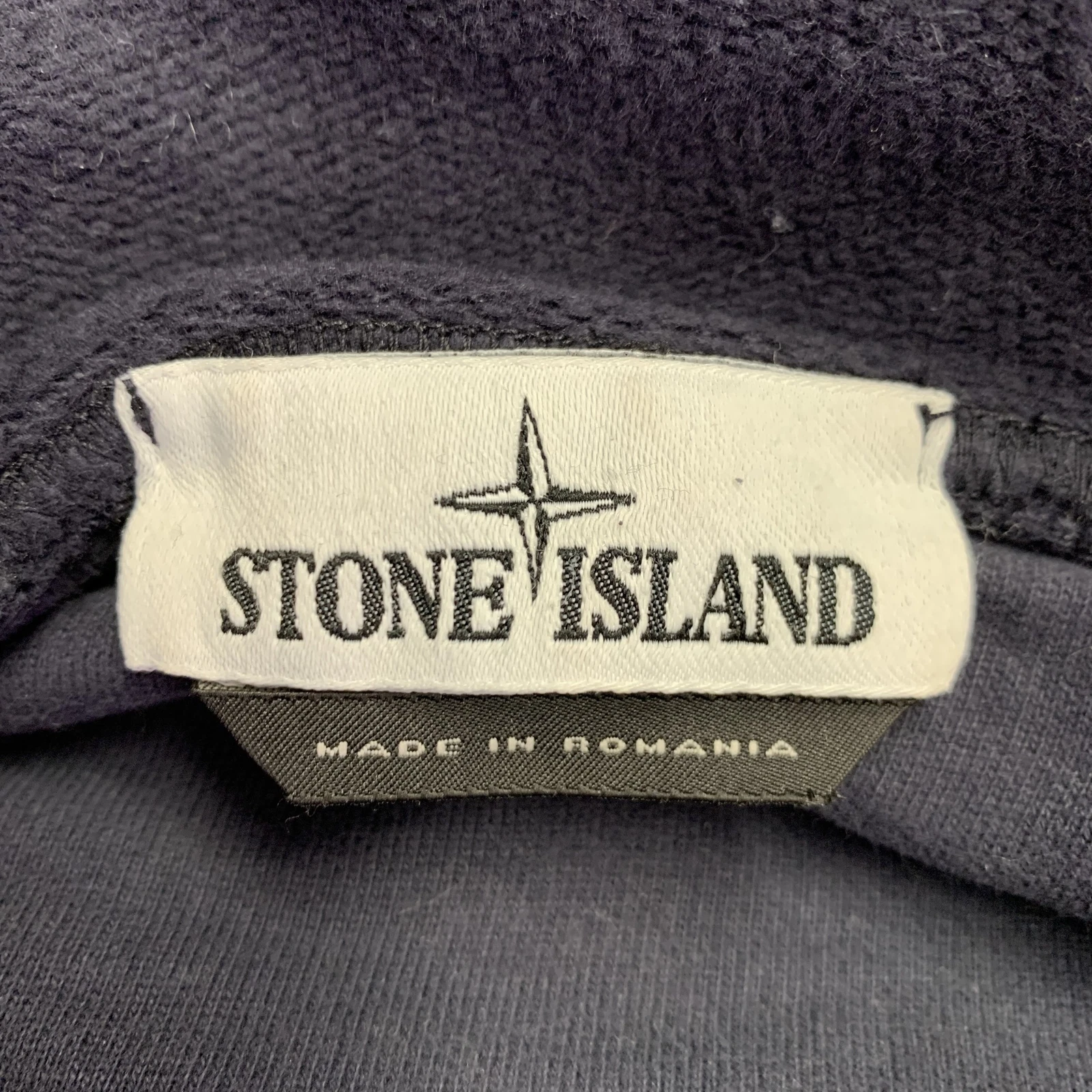 Felpa con cappuccio STONE ISLAND taglia L grigio blu cotone