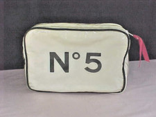 1980's Chanel No. 5 Vinyl Make Up Bag