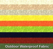 Outdoor Upholstery Waterproof  outdoor Soft Solid Canvas fabric 60" BTY