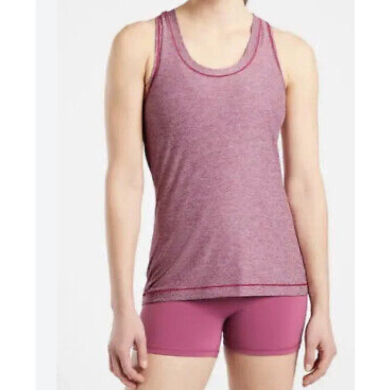 athleta nitro solid stretchy sleeveless tank-top