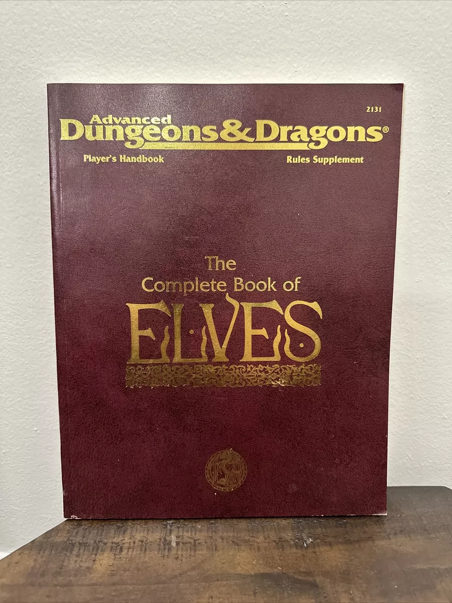 2nd AD&D: The Complete Book of Elves 