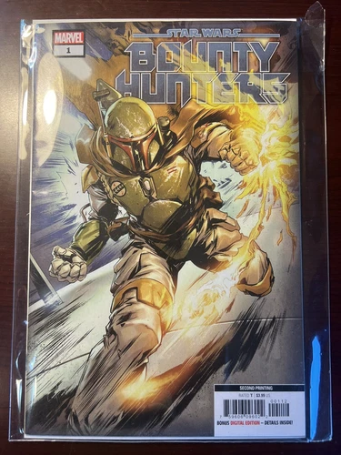 2020 Star Wars Bounty Hunters 2nd Print Marvel #1