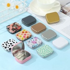 Mini Small Storage Home Organizer Container Kit Empty Tins Container Tin Box