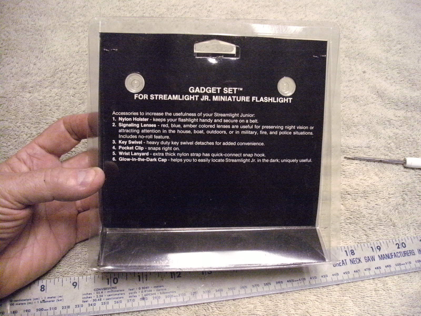 Streamlight Jr - Accessories Set - Holster Pocket Clip Lanyard  NO FLASHLIGHT!!!