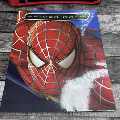 VTG 2003 Starpoint Marvel Spiderman 3 Ring Zippered Binder