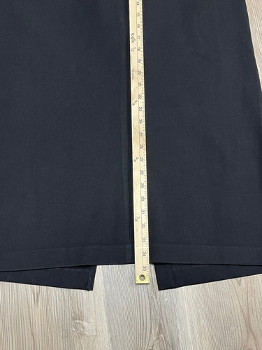 Lauren Ralph Lauren Womens Size 10? Black Zip Pocket Pencil Skirt Wool Blend - Picture 8 of 12
