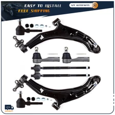 For Nissan Sentra 2002-2006 Front Lower Control Arms Tie Rods Sway Bars Kit 8Pcs