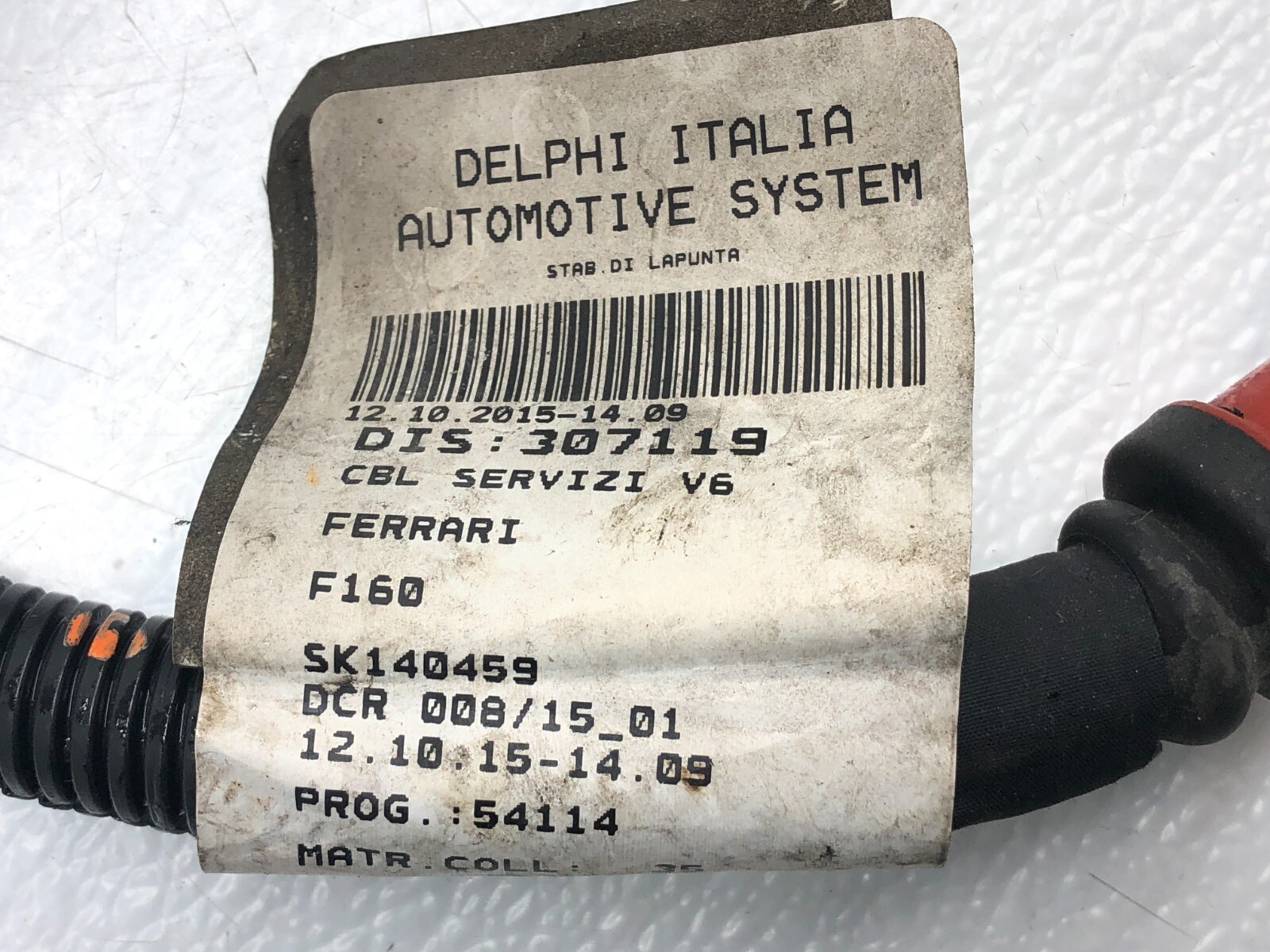 2014-2017 MASERATI GHIBLI S 3.0L V6 ENGINE MOTOR POWER WIRING HARNESS OEM.