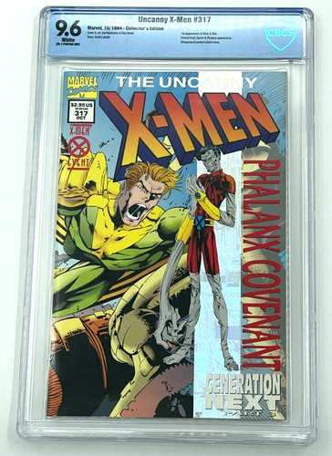 Uncanny X-Men #317 CBCS 9.6 Phalanx Covenant Foil Cover 1st Appear Blink 1994