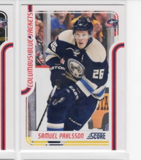 Samuel Pahlsson 11-12 Panini Score Hockey Base Common #147 Columbus Blue Jackets