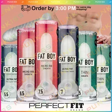 Perfect Fit FAT BOY Sheath Realistic Penis Extender💋Cock Sleeve Girth Enlarger