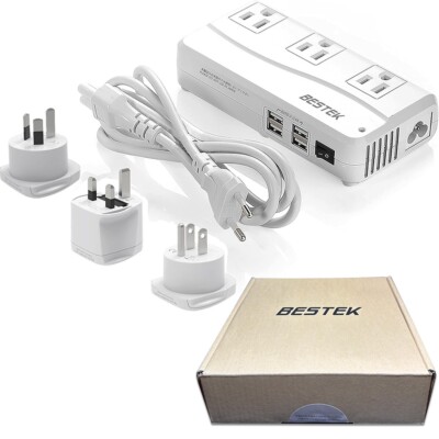 Step Down Transformer 220, 230, 240V to 100V 200W for Overseas Use Japan Bestek