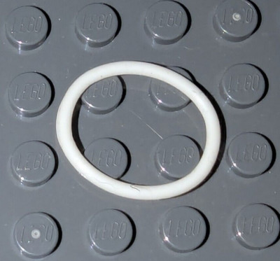 LEGO White Rubber Band Belt Small Size Piece Part x88 Square Cross