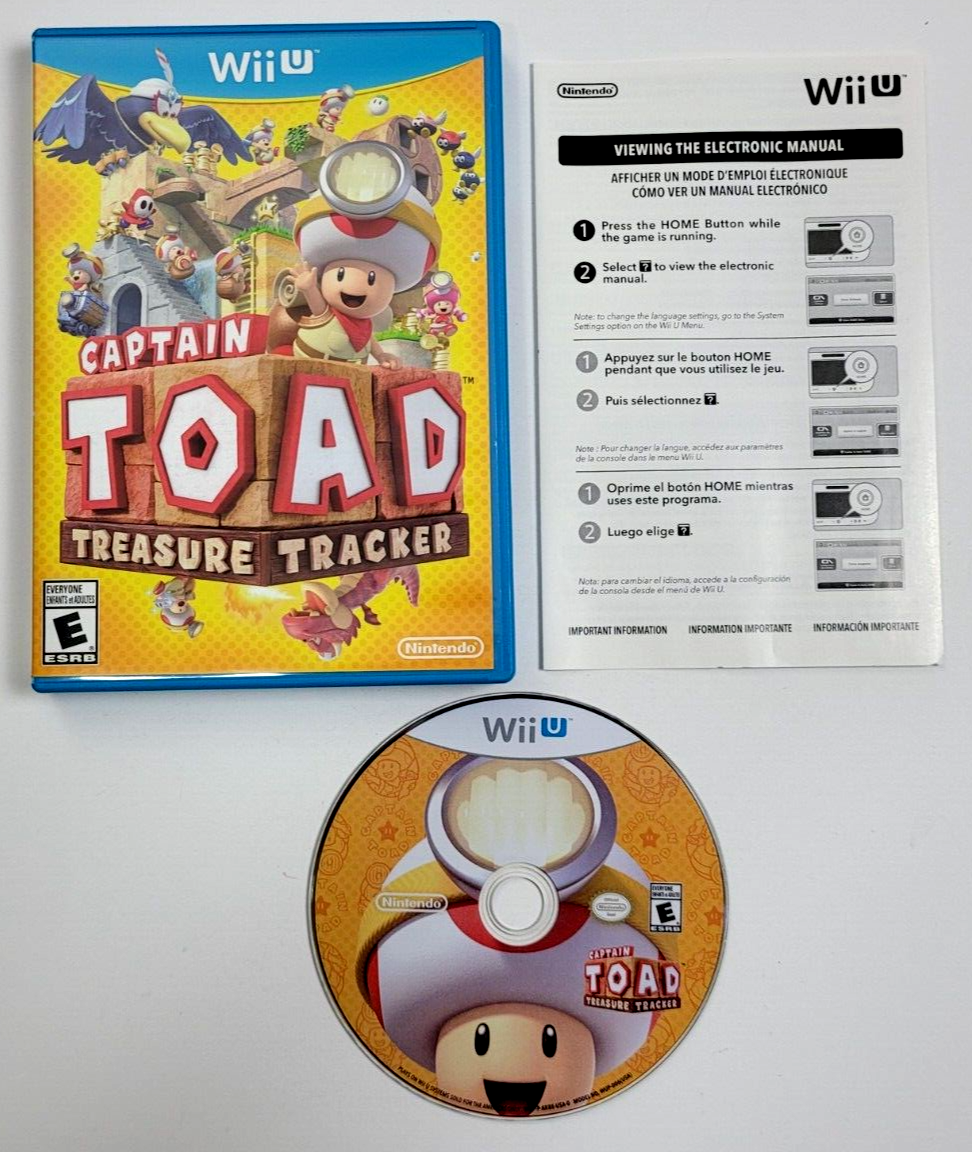 CAPTAIN TOAD TREASURE TRACKER - NINTENDO Wii U GAME