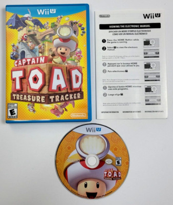CAPTAIN TOAD TREASURE TRACKER -  NINTENDO Wii U GAME - COMPLETE!