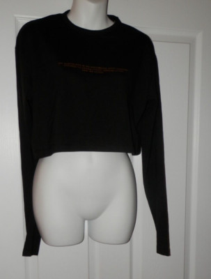 NWT Alphalete Women's Legacy  Long Sleeve Crop Top  Small