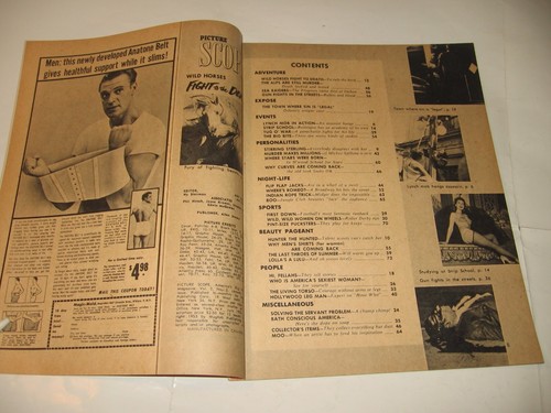 Scope Jan.'54 "Town Where SIN is LEGAL" -Spicy Pin-Up Magazine - Picture 2 of 3