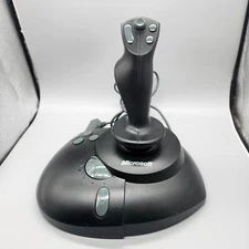 Microsoft Sidewinder 3D Pro Plus Flight Stick Joystick PC Controller See Picture