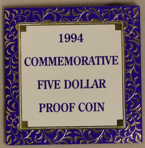 1994 Commemorative $5 Proof coin - Women's Enfranchisement-Box and COA KM# 224a - Picture 3 of 6