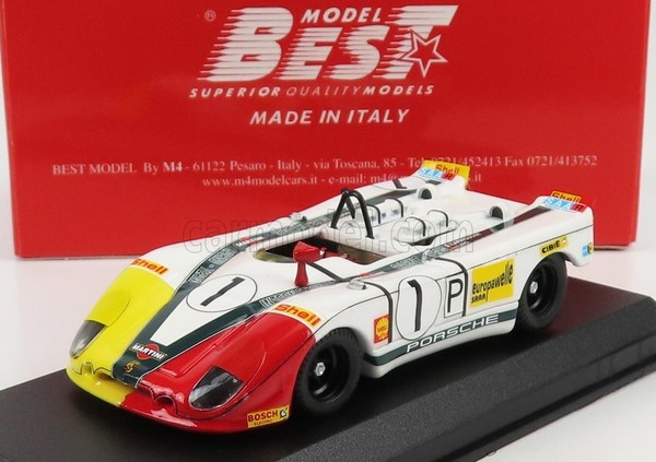 Best Model 1/43 Porsche 908/02K 1 Larrousse Marko Nurburgring 1970 Modellino-image