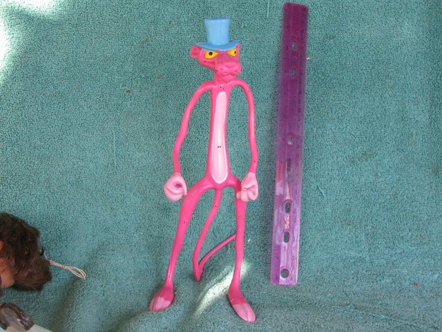 pink panther bendy toy