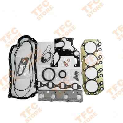 4JB1 Full Gasket Kit Set + Piston Ring Set For Isuzu Engine W Head Gasket 93mm