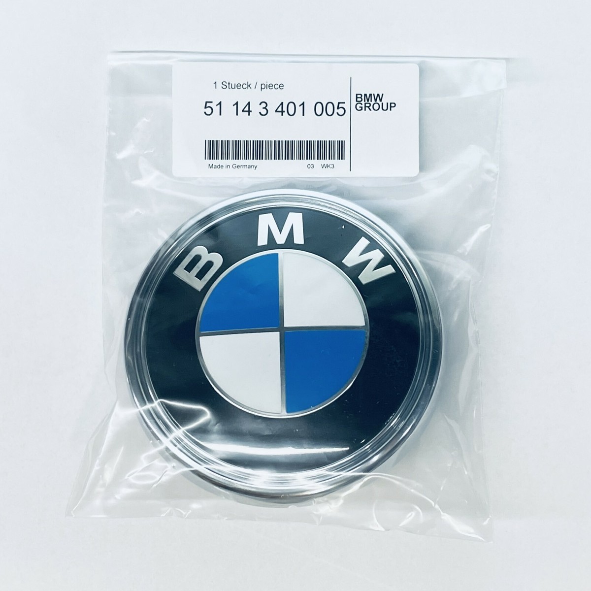 ORIGINAL Emblem Heckklappe Logo 95mm BMW X3 (51 14 3 401 005