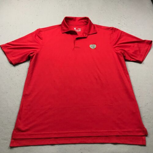 Fairway and Greene Polo Shirt Mens Large Red Tech… - image 1
