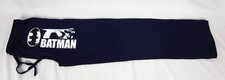 Mens Womens NEW Batman Blue Pajama Lounge Sleep Pants Size S 100 Cotton