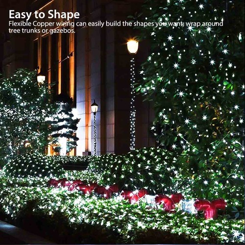 100 LED Solar Power String Fairy Lights Garden Outdoor Party Christmas Lamp - Picture 8 of 15