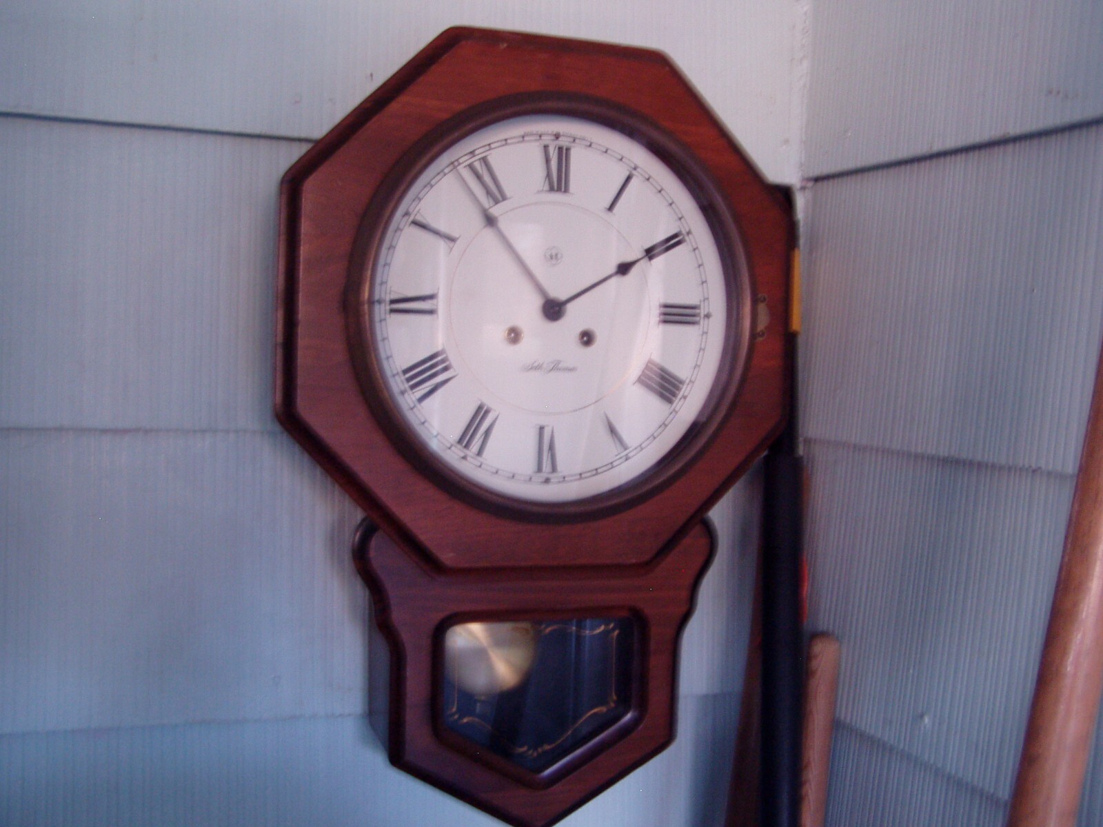 Seth Thomas Regulator Octagon School Clock eBay