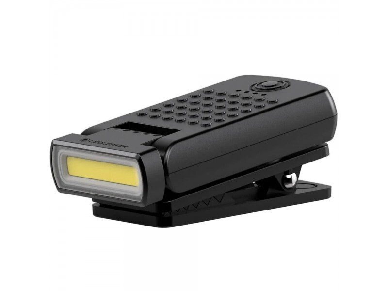 LedLenser W1R Work Worklight torcia LED 60-220 Lumens con Clip Ricaricabile