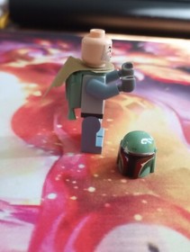 LEGO Star Wars Minifigure: Boba Fett w/ Beard Stubble (sw0396) 9496 Desert Skiff