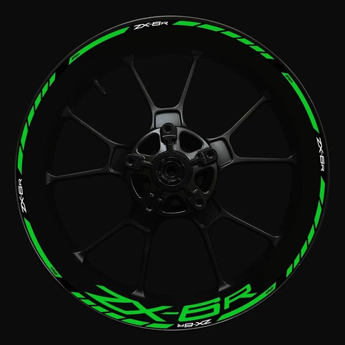 For Kawasaki ZX-6R zx6r Wheel Hub Rim Decorative Decal Reflective Sticker - Picture 19 of 20