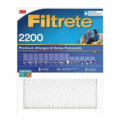 3M Filtrete 2200 High Performance Air Filters 16x25x1 Pack of 4