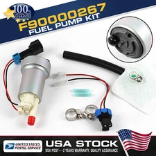 For Walbro Auto F90000267 E85 450LPH High Pressure Fuel Pump & Install Kit US