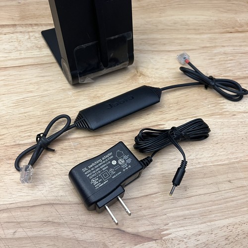 Jabra - Charging Base with Headset - Model: WHB003BS - Photo 3/8