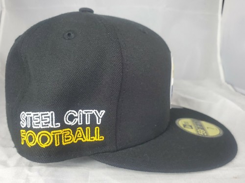 Official 2020 NFL Draft Pittsburgh Steelers New Era 59FIFTY Fitted Hat SZ 7 - Picture 4 of 10