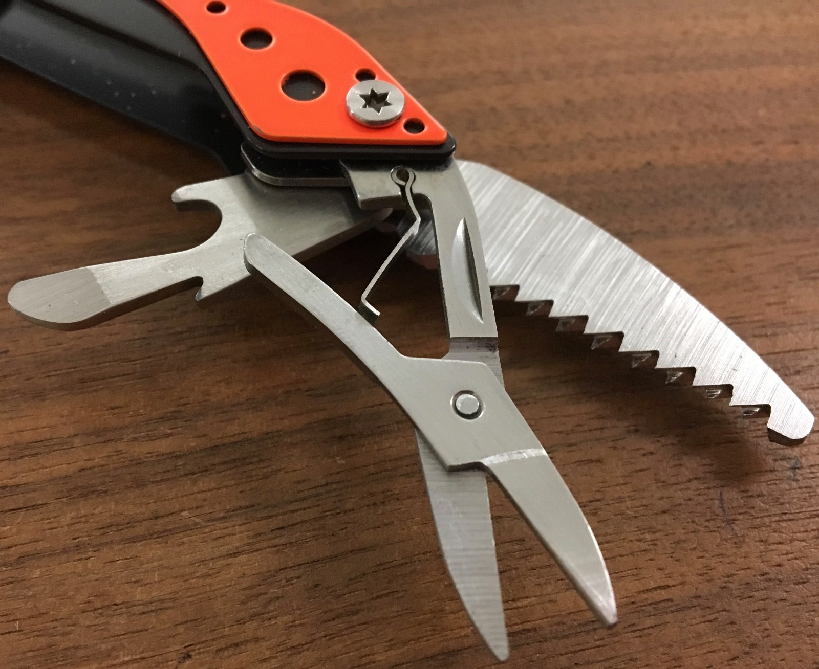 Cabela's multi tool with pouch for camping, survival, hunting, crafts