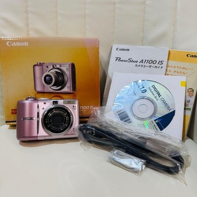 Canon PowerShot A1100IS Pink Kompakt Digitalkamera getestet mit Box