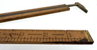 ANTIQUE STANLEY NO. 36-1/2L LEFT-HANDED BOXWOOD & BRASS CALIPER RULE 1 FT 2 FOLD — photo 4