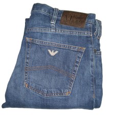 Armani Jeans J21 Denim Regular Dritto Elasticizzato W34 L34 Blu Uomo AJ j812u