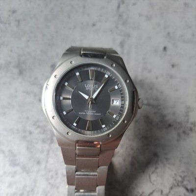 LORUS SPORTS  TITANIUM  WATCH GREY DIAL Working Battery In  EXDISPLAY Condition
