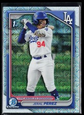 2024 Bowman Chrome #BCP-158 Jeral Perez Prospects Mojo Refractors