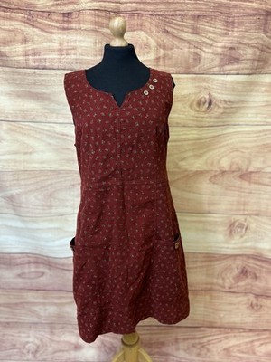 joe browns cord pinafore dress Panhandle Women's Rust Microsuede Self Tie Snap Dress LWD2R02883 XXL
