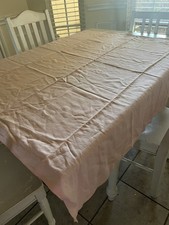 Pink Tablecloth 43" X 50" Unbranded Great Condition no stains, flaws linen