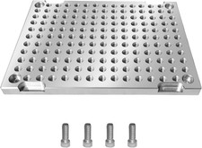 6" X 8" X 1/2" MIC 6 Aluminum Fixture / Sacrificial Plate, Mini Pallet