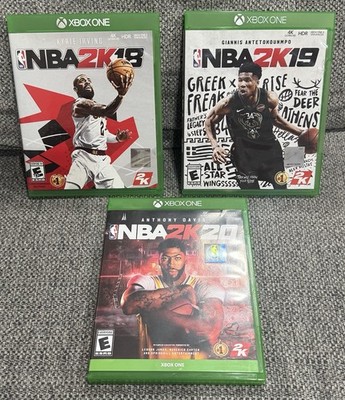 NBA2K Lot Of 3 Games - Xbox One - 2K18,2K19 & 2K20