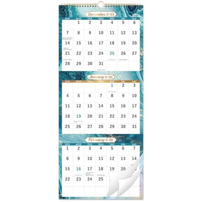 2026 Wall Calendar - 3 Month Calendar 2026, Dec. 2025 - Jan. 2027